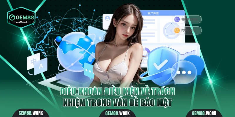 Điều khoản và điều kiện về trách nhiệm trong vấn đề bảo mật